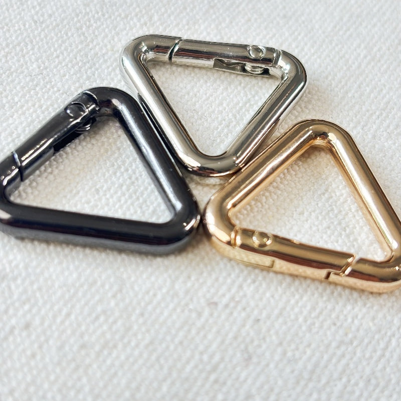 Boucle mousqueton Triangle printemp anneau en Alliage de Zinc - 20mm