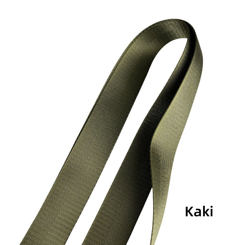 Bandoulière réglable pour sac - à chevrons de couleur unie- 38mm