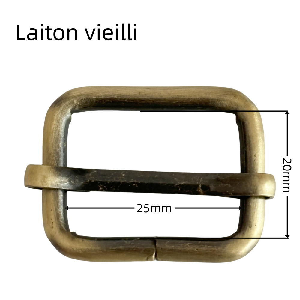Boucles réglable en métal - 25mm