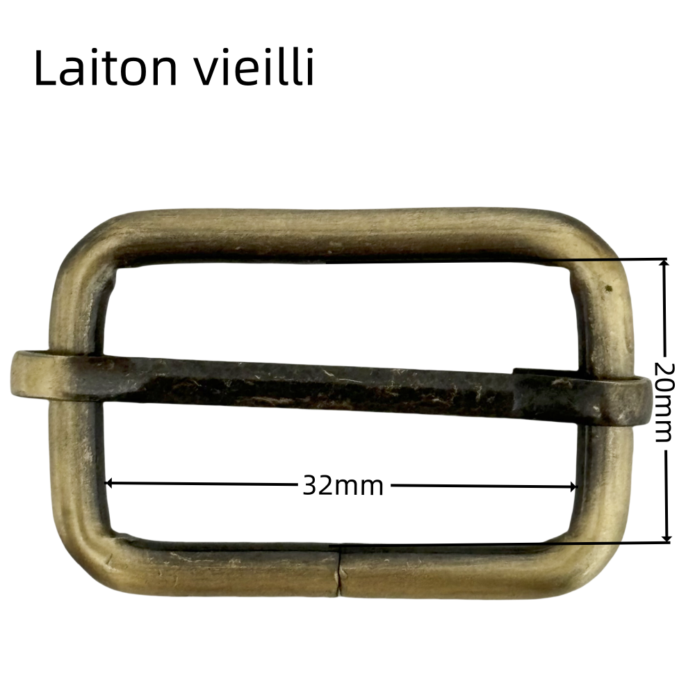 Boucles réglable en métal - 32mm