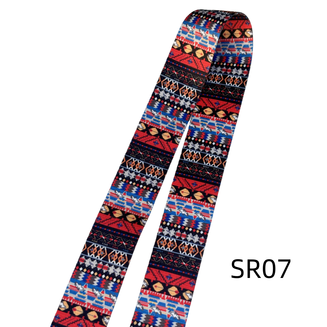 Bandoulière réglable pour sac - sangles à motifs - 38mm