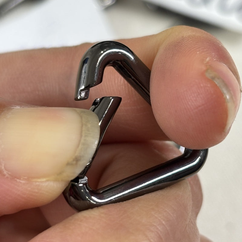 Boucle mousqueton Triangle printemp anneau en Alliage de Zinc - 20mm