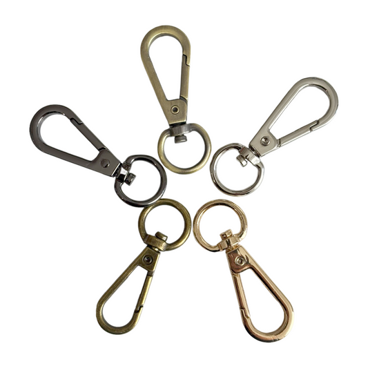 Mousqueton en métal - rond - 12mm