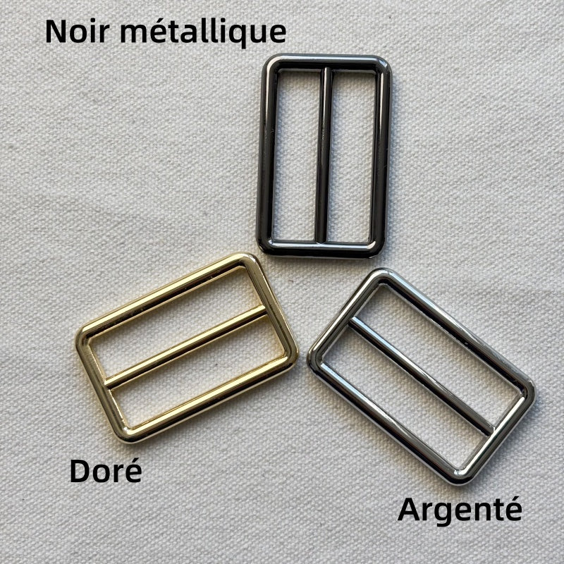 Boucle réglable en métal - 25mm / 32mm / 38mm