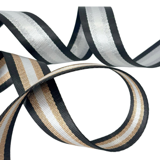 Sangle Rayée Brillante - Épaisseur 1,3mm - 32mm 38mm