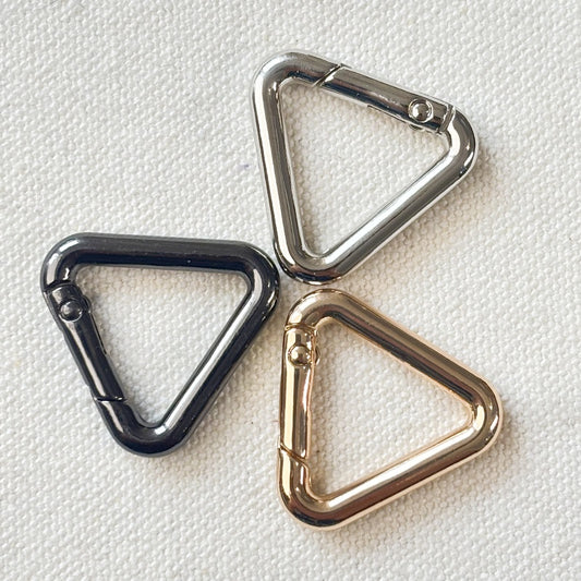 Boucle mousqueton Triangle printemp anneau en Alliage de Zinc - 20mm