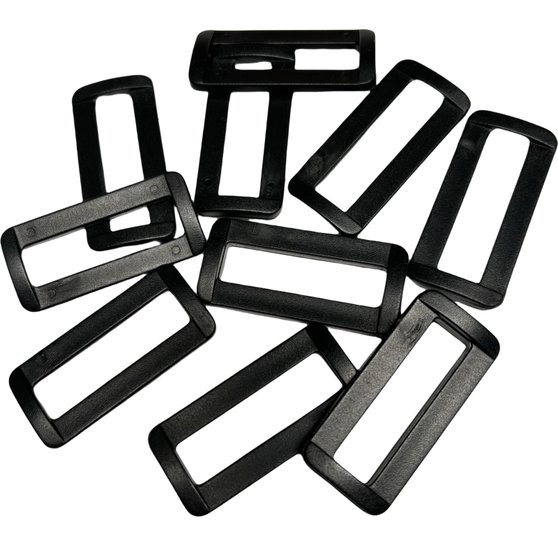 Lot De 10 Anneaux Rectangulaires Métal Non Soudés 38x20 Mm - Pour Sacs, Ceintures, Projets Couture