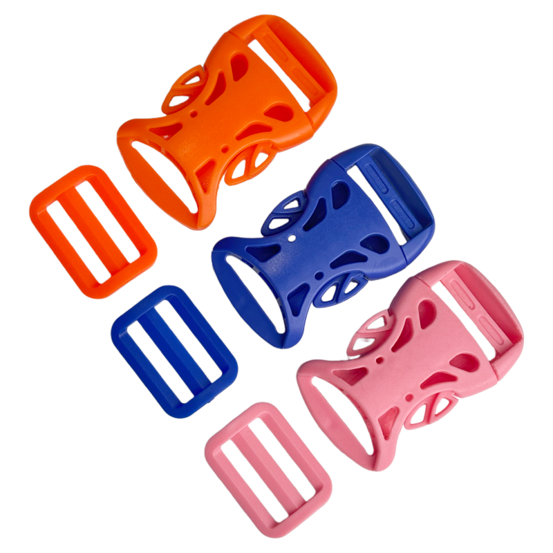 Set de Boucle clip et boucle d'échelle en plastique - 25mm