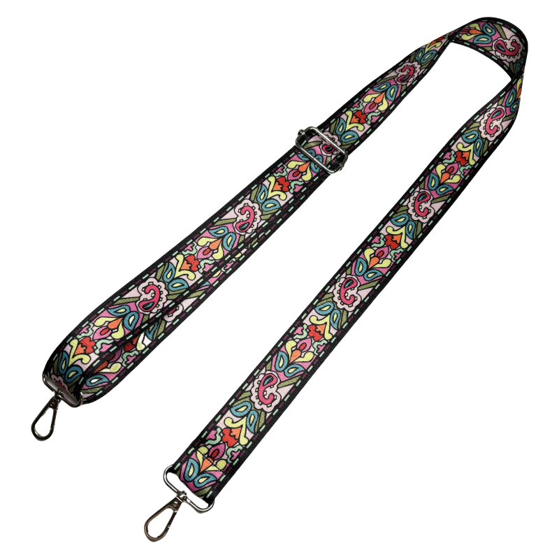 Bandoulière à motifs réglable pour sac - Multicolore - 38mm