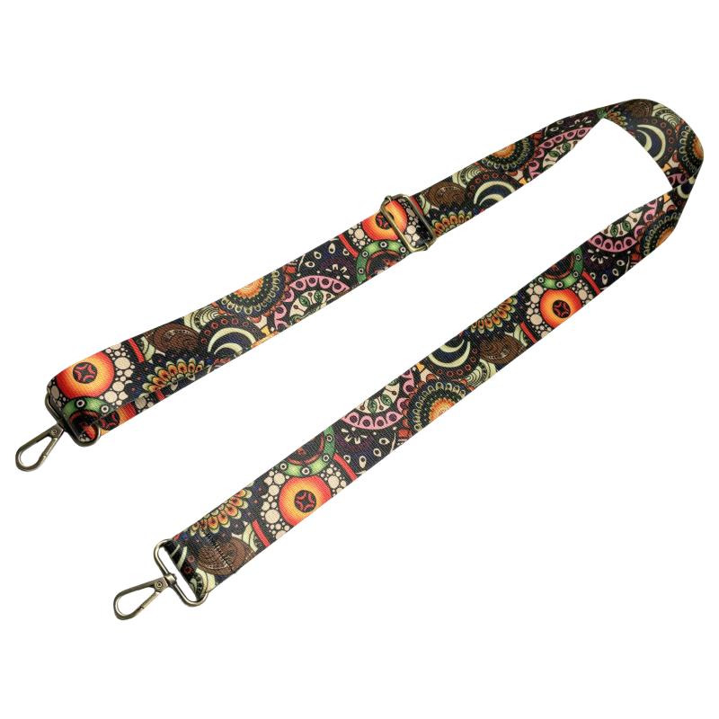 Bandoulière à motifs réglable pour sac - Multicolore - 38mm