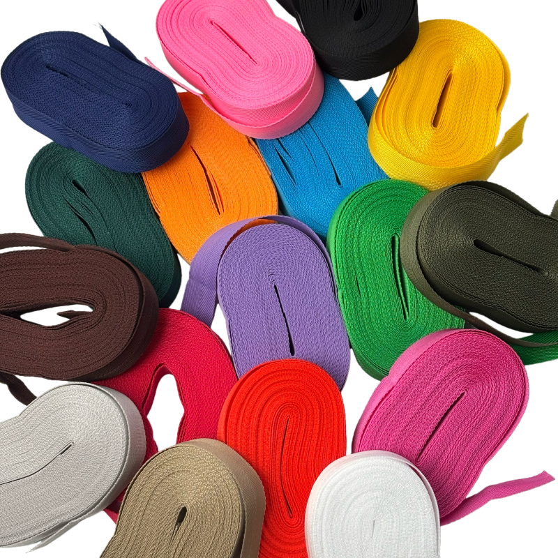 Sangles de couleur unie - Épaisseur 0,8mm - 23mm de largeur