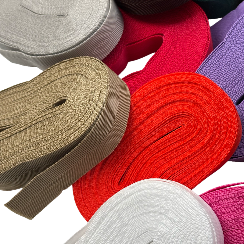Sangles de couleur unie - Épaisseur 0,8mm - 23mm de largeur