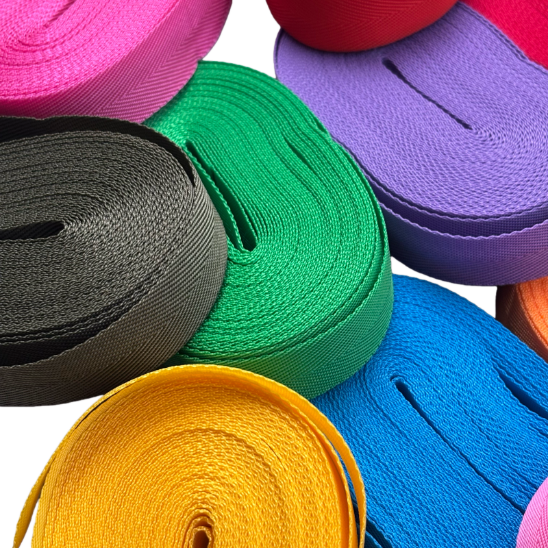 Sangles de couleur unie - Épaisseur 0,8mm - 23mm de largeur