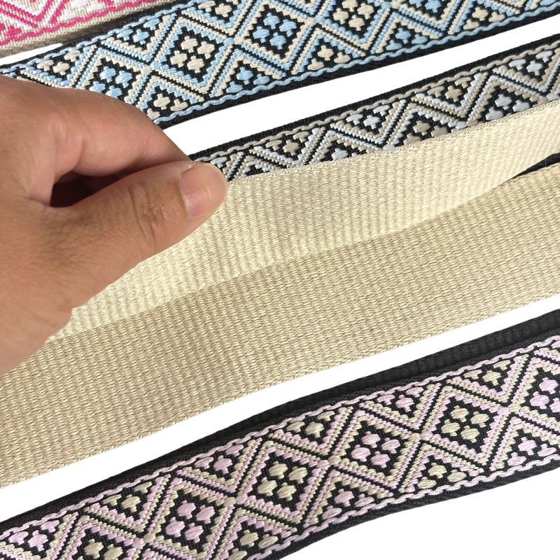 Bandoulière réglable pour sac - jacquard - 38mm