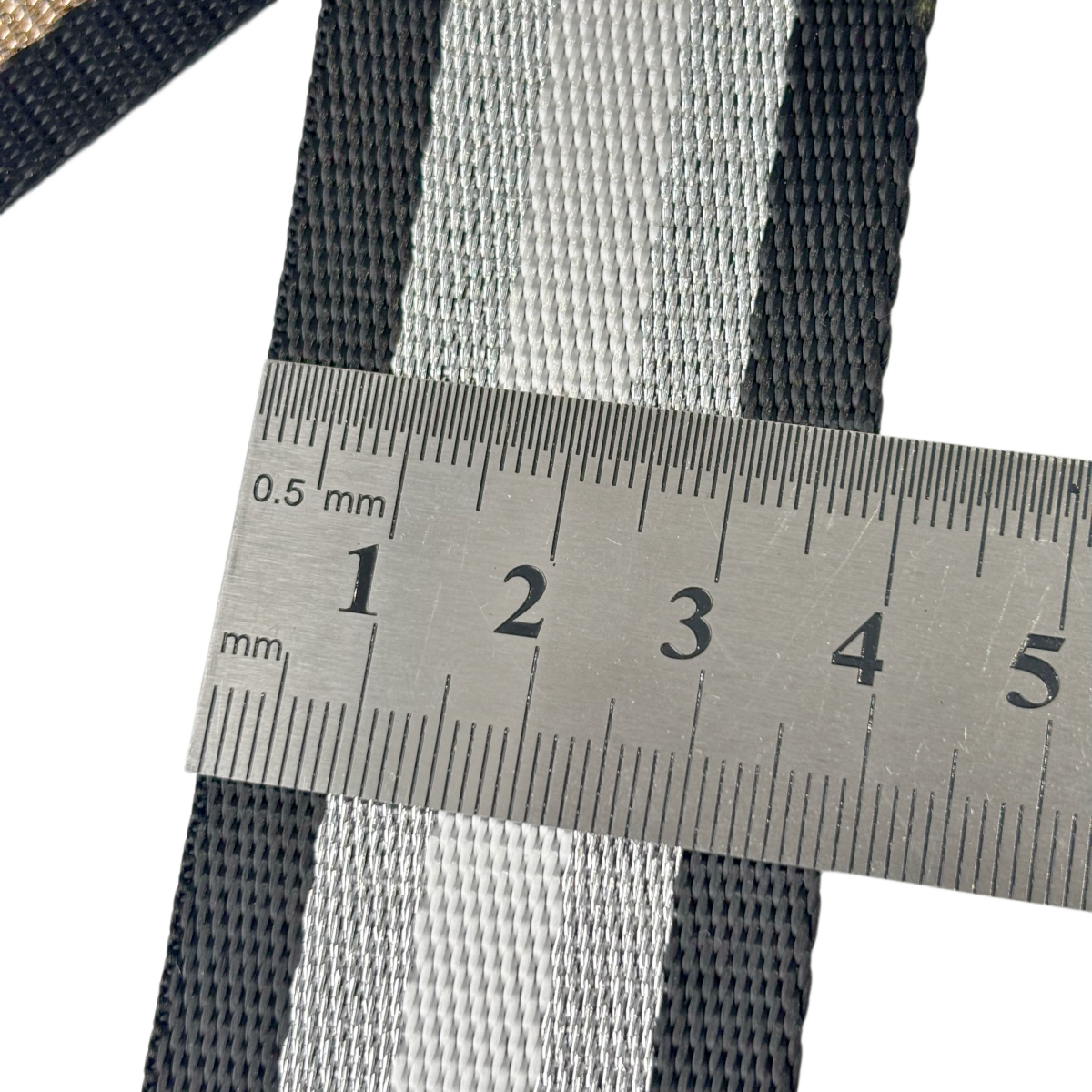 Sangles Rayée Brillante - Épaisseur 1,3mm - 32mm 38mm