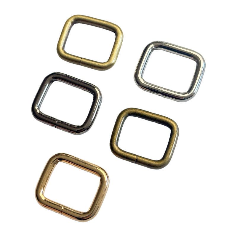 Anneaux rectangulaire en métal - 20×15mm