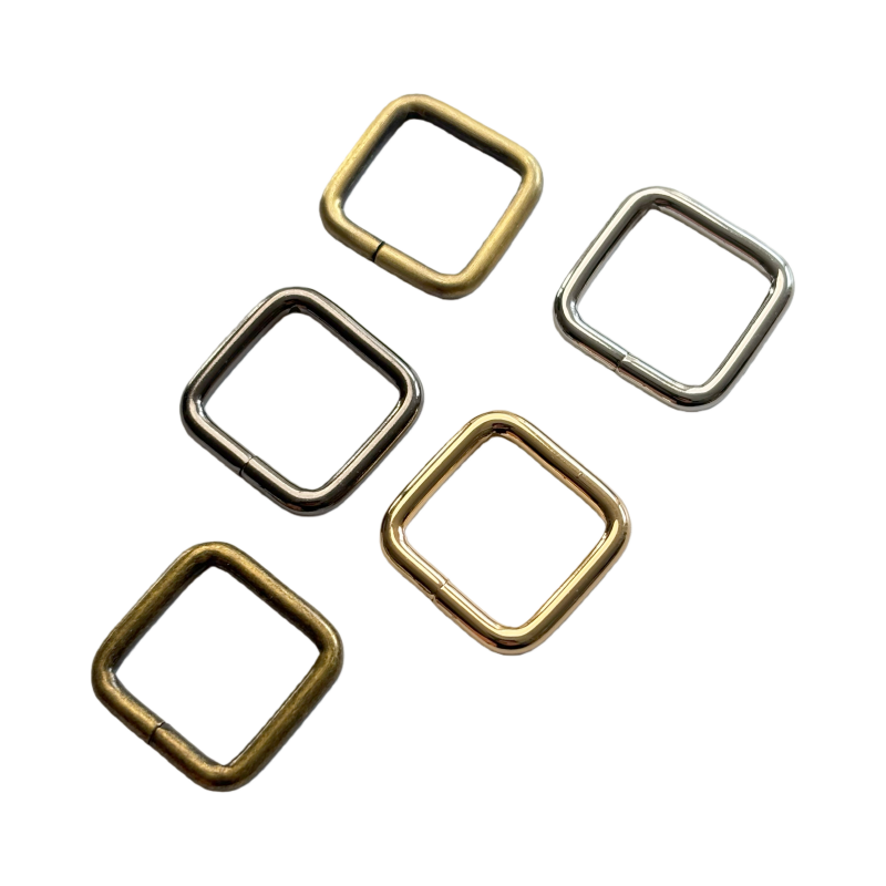 Anneaux rectangulaire en métal - 15×15mm