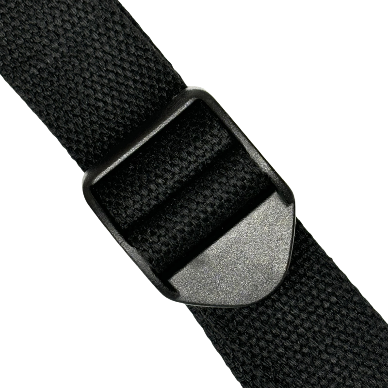 Boucle de serrage en plastique noir - 32mm