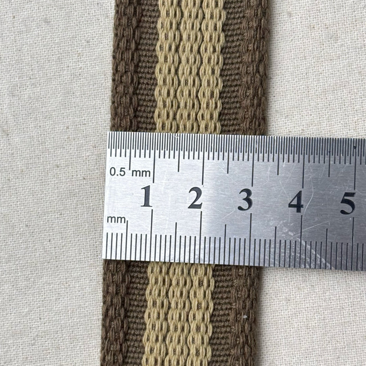Sangles à rayures en coton polyester -Épaisseur 2,8mm - 32mm