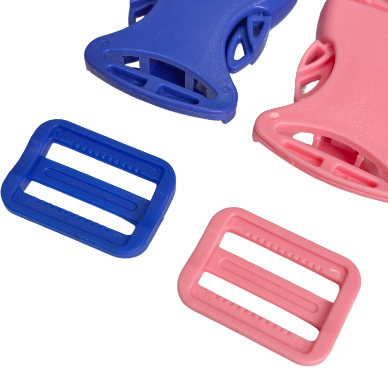 Set de Boucle clip et boucle d'échelle en plastique - 25mm