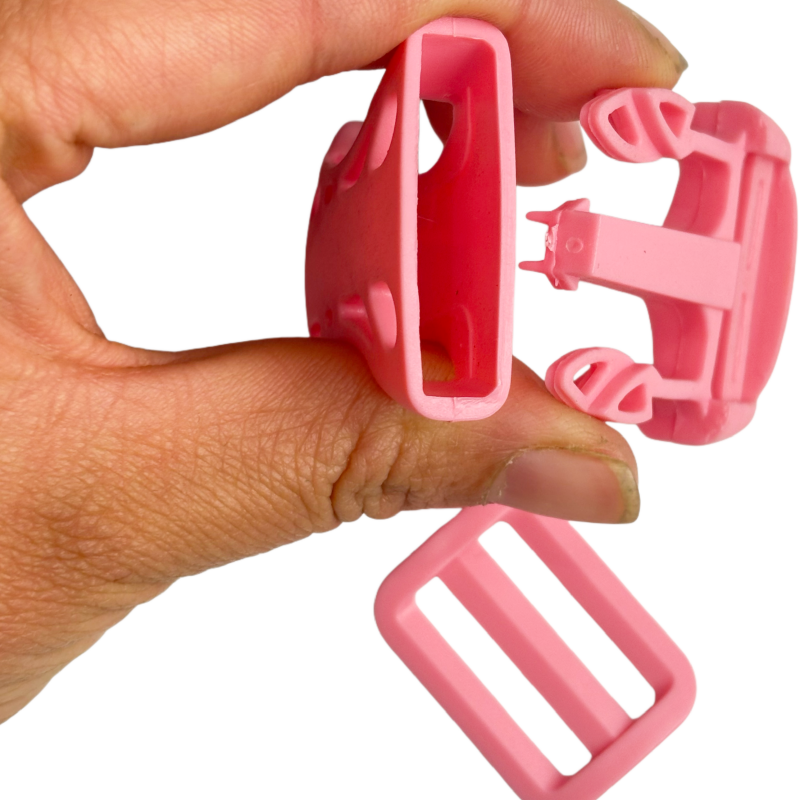 Set de Boucle clip et boucle d'échelle en plastique - 25mm
