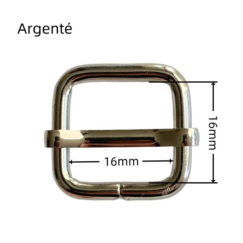 Boucles réglable en métal - 15mm