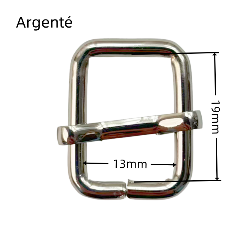 Boucles réglable en métal - 12mm