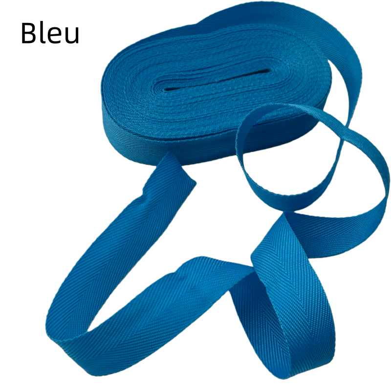 Sangles de couleur unie - Épaisseur 0,8mm - 23mm de largeur