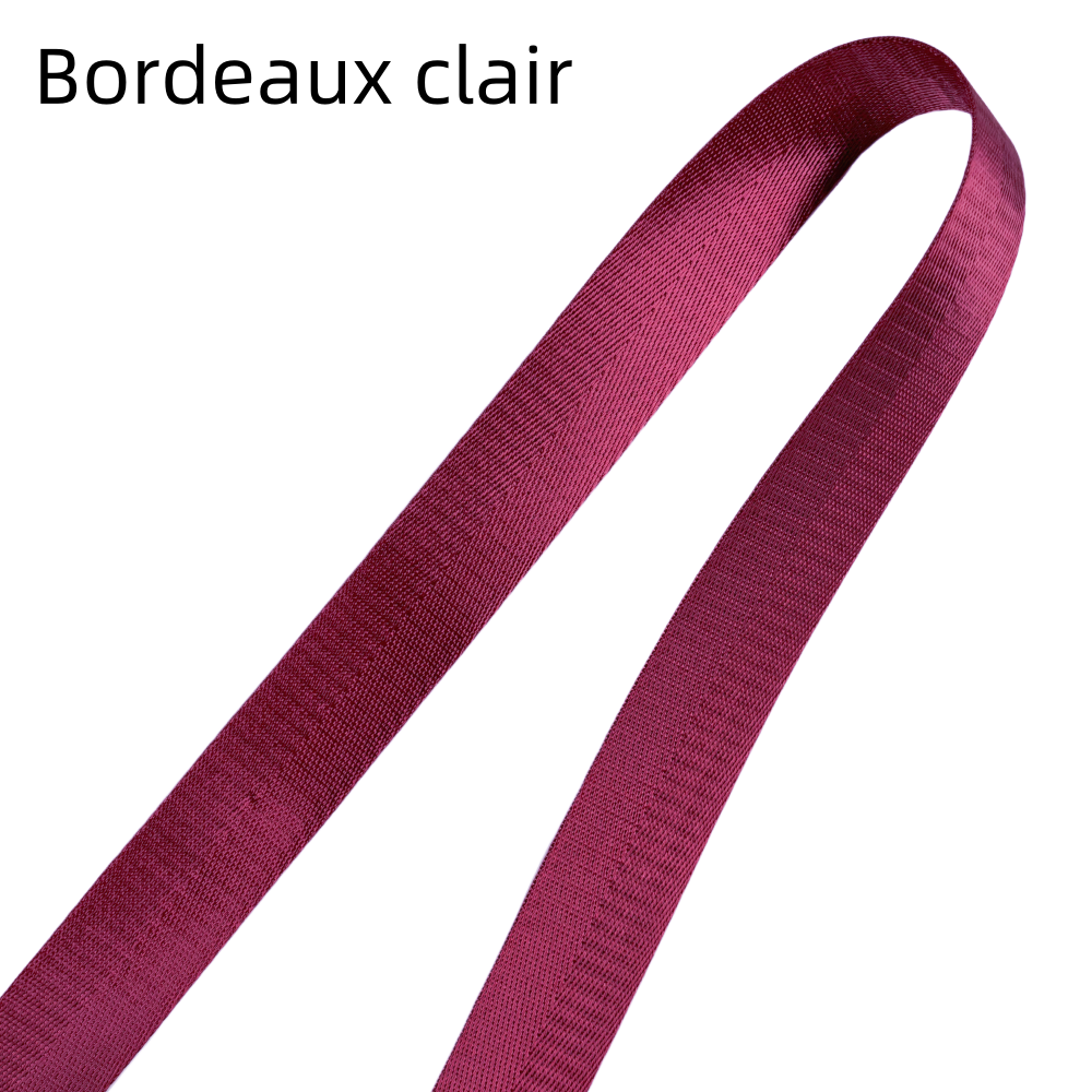 Sangles à chevrons de couleur unie - Épaisseur 1mm - 32mm