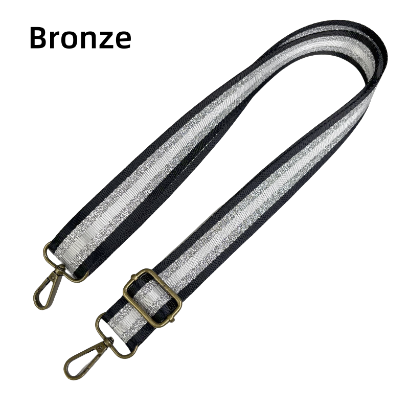 Bandoulière Réglable pour sac - Rayée Brillante - 32mm