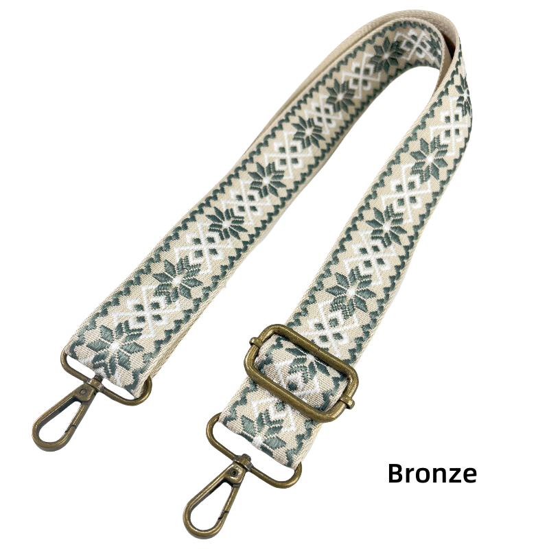 Bandoulière réglable pour sac - jacquard - 38mm