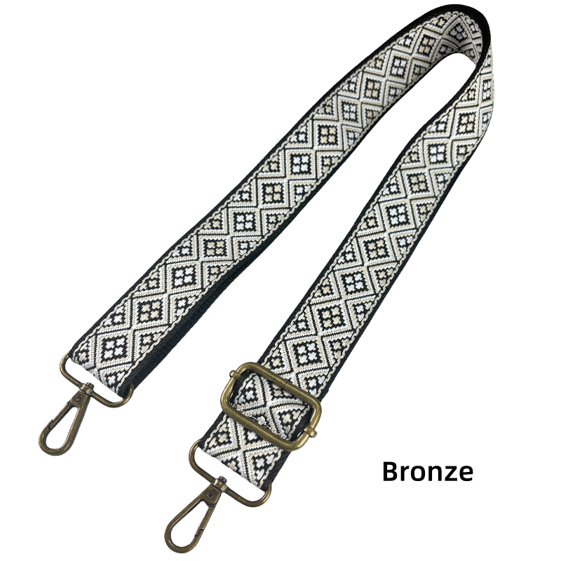 Bandoulière réglable pour sac - jacquard - 38mm