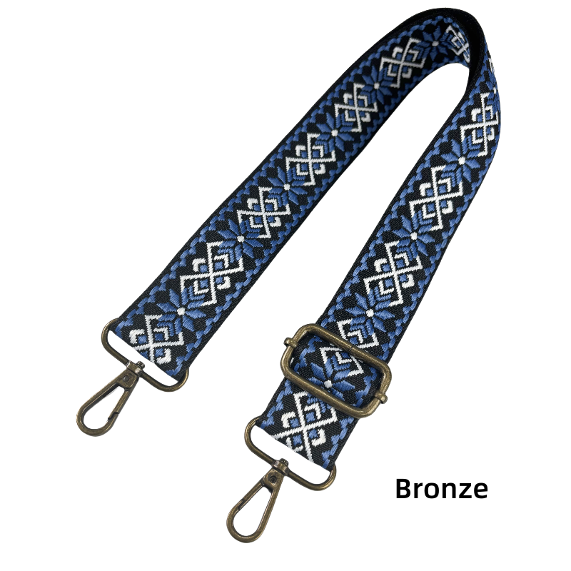 Bandoulière réglable pour sac - jacquard - 38mm