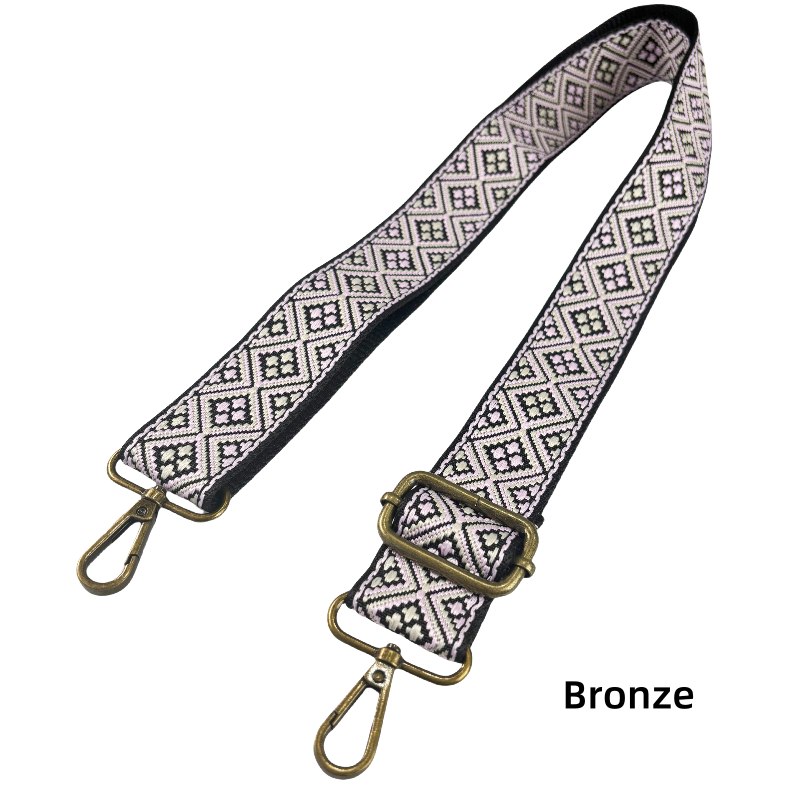 Bandoulière réglable pour sac - jacquard - 38mm