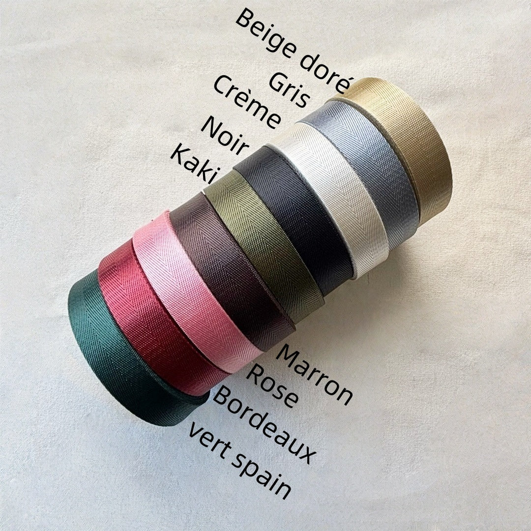 Sangles à chevrons - Épaisseur 1mm - 25mm / 32mm / 38mm