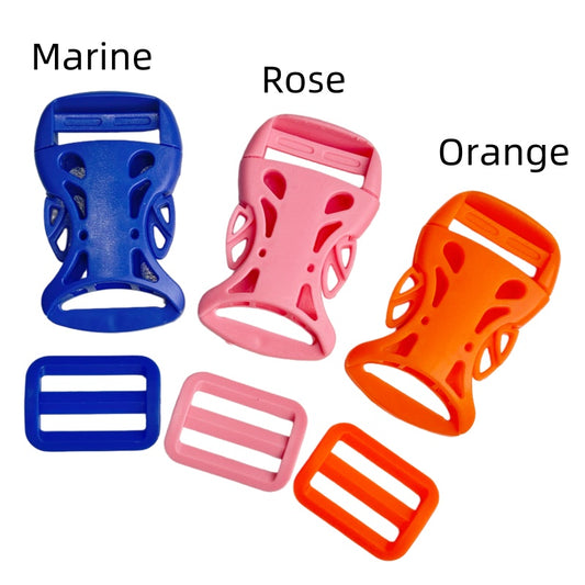 Set de Boucle clip et boucle d'échelle en plastique - 25mm