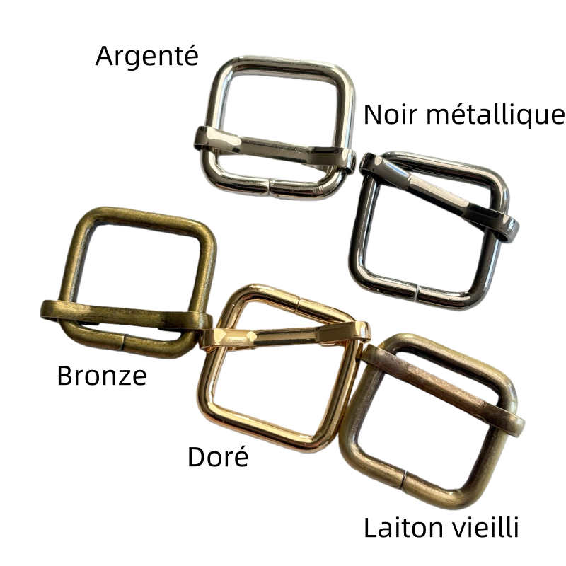 Boucles réglable en métal - 15mm