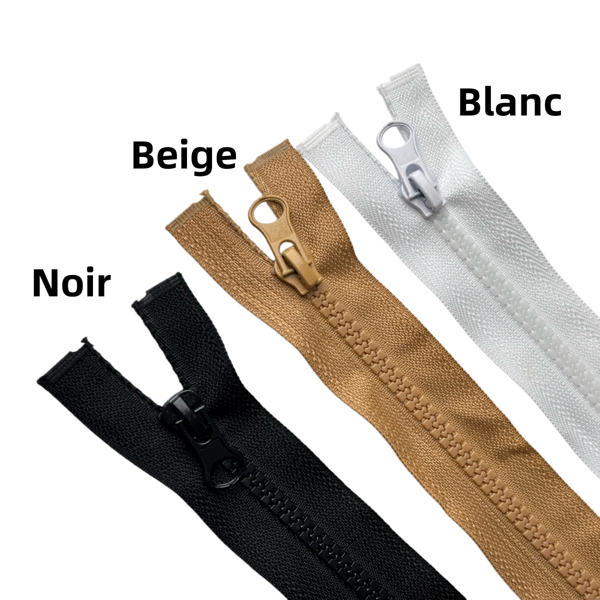 Fermetures éclair en résine Séparable zip - N°5