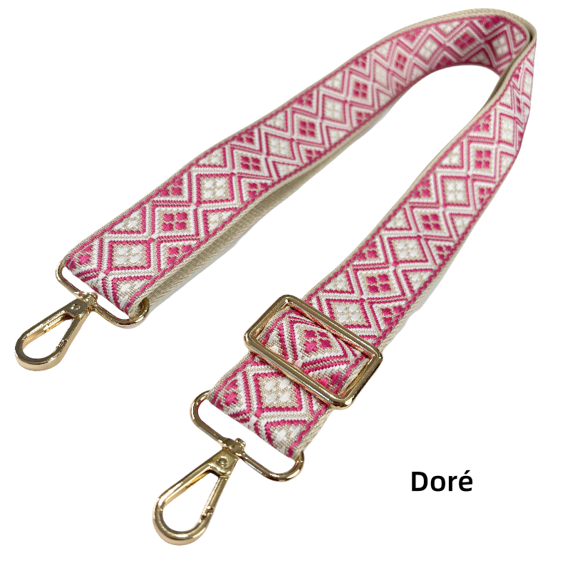 Bandoulière réglable pour sac - jacquard - 38mm
