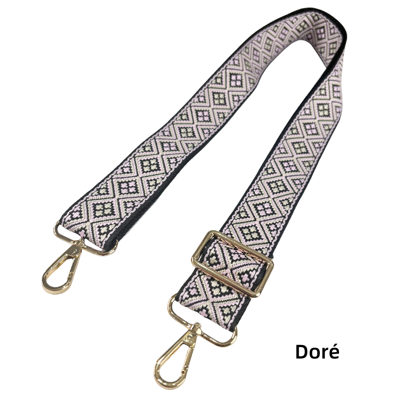Bandoulière réglable pour sac - jacquard - 38mm