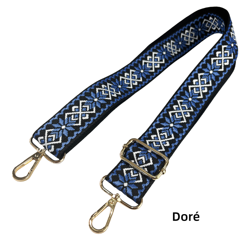 Bandoulière réglable pour sac - jacquard - 38mm