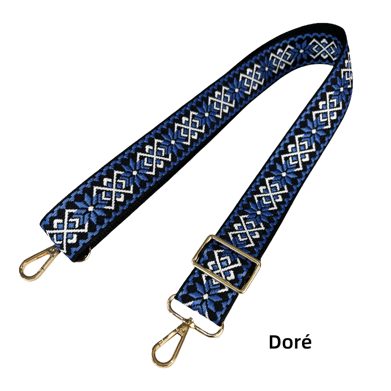 Bandoulière réglable pour sac - jacquard - 38mm