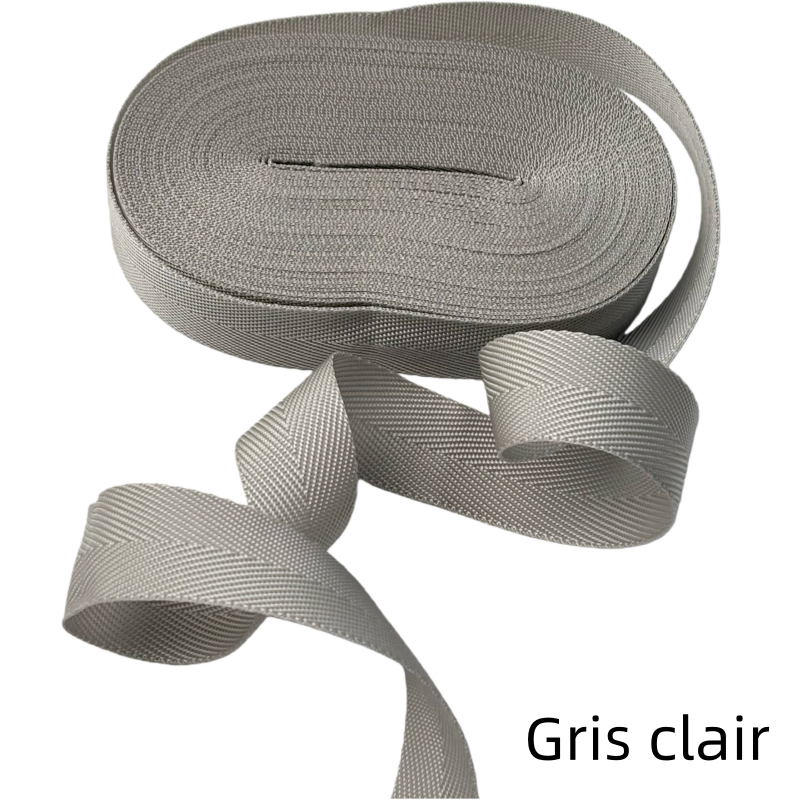 Sangles de couleur unie - Épaisseur 0,8mm - 23mm de largeur