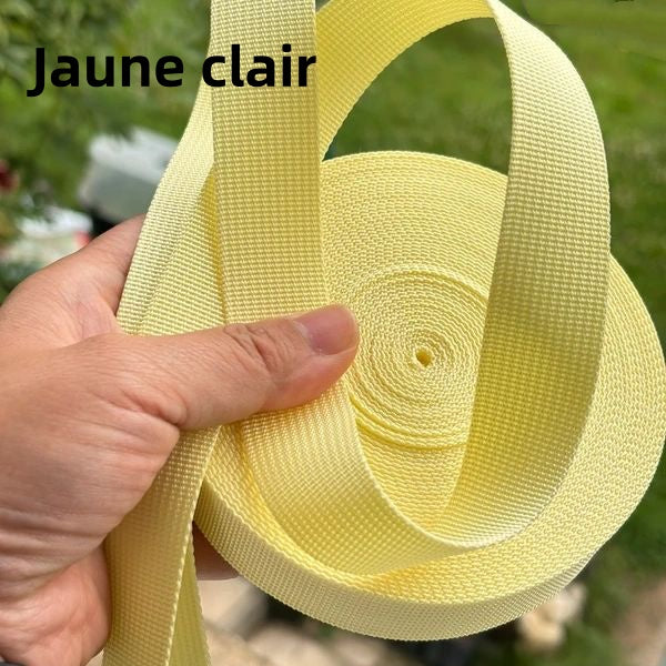 Sangles de couleur unie - Épaisseur 1mm - 25mm de largeur