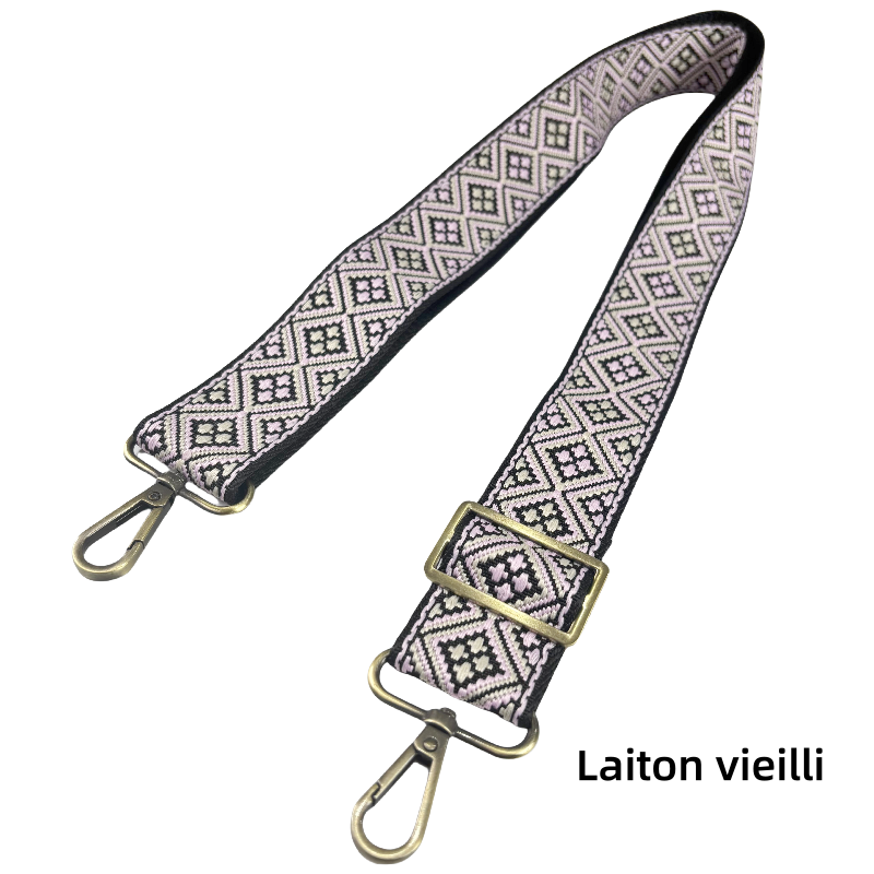 Bandoulière réglable pour sac - jacquard - 38mm