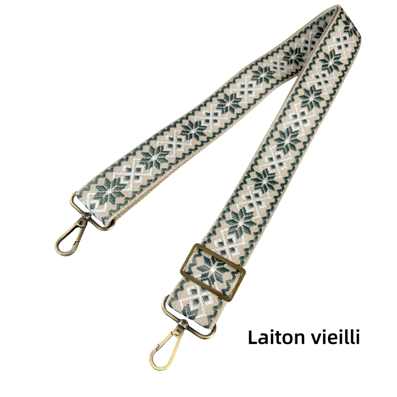 Bandoulière réglable pour sac - jacquard - 38mm