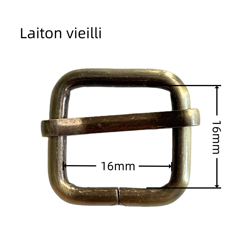 Boucles réglable en métal - 15mm