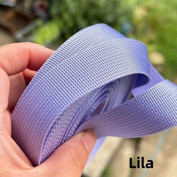Sangles de couleur unie - Épaisseur 1mm - 25mm de largeur