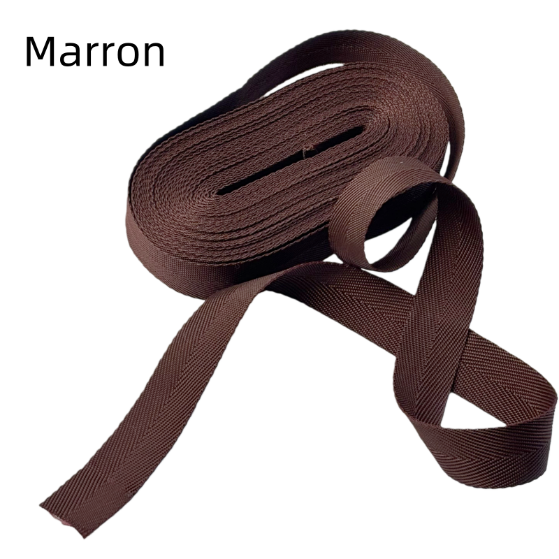 Sangles de couleur unie - Épaisseur 0,8mm - 23mm de largeur