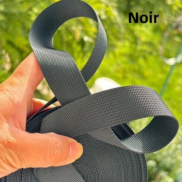 Sangles de couleur unie - Épaisseur 1mm - 25mm de largeur